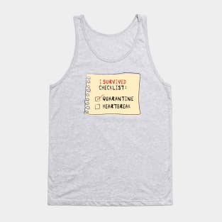 I survived quarantine Tank Top